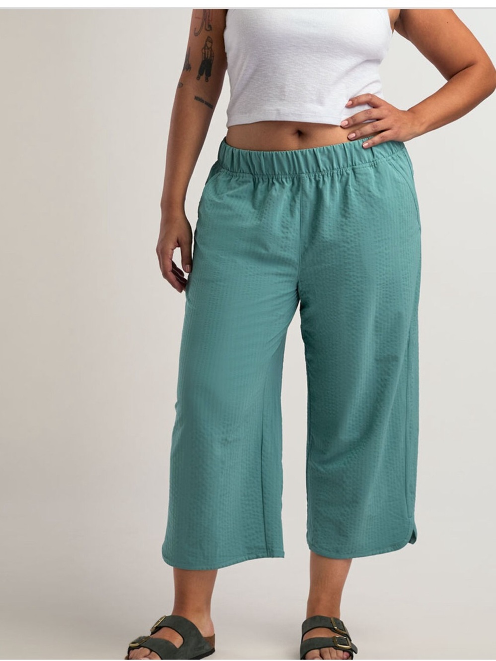 Title Nine Wide Crop Pants